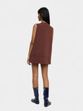 Vestido Corto Con Botones
