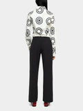 Pantalón Recto Con Ojales