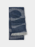 Bufanda De Jacquard Con Flecos