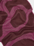 Bufanda De Jacquard Con Flecos