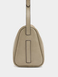 Bolso Bandolera Con Detalles De Piel