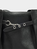 Bolso Bombonera Con Pliegues Laterales