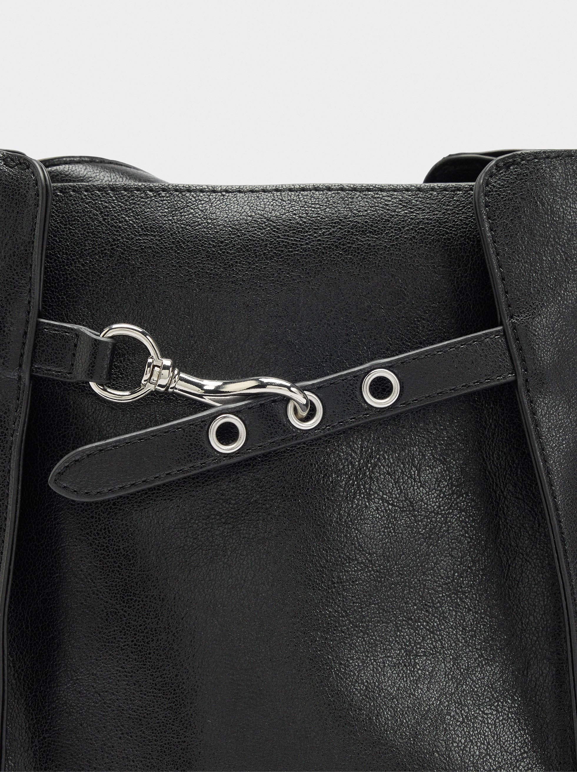 Bolso Bombonera Con Pliegues Laterales