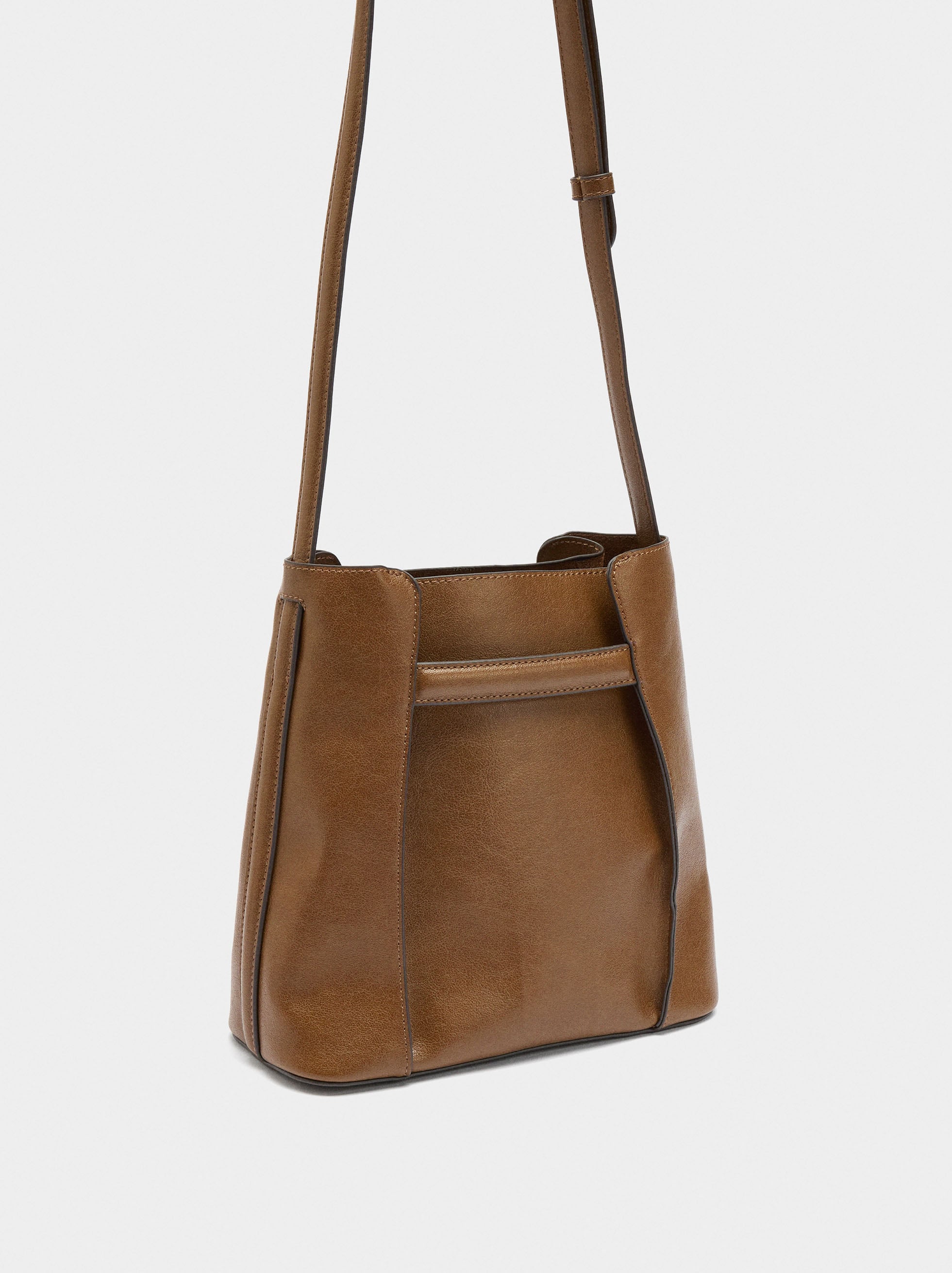 Bolso Bombonera Con Pliegues Laterales