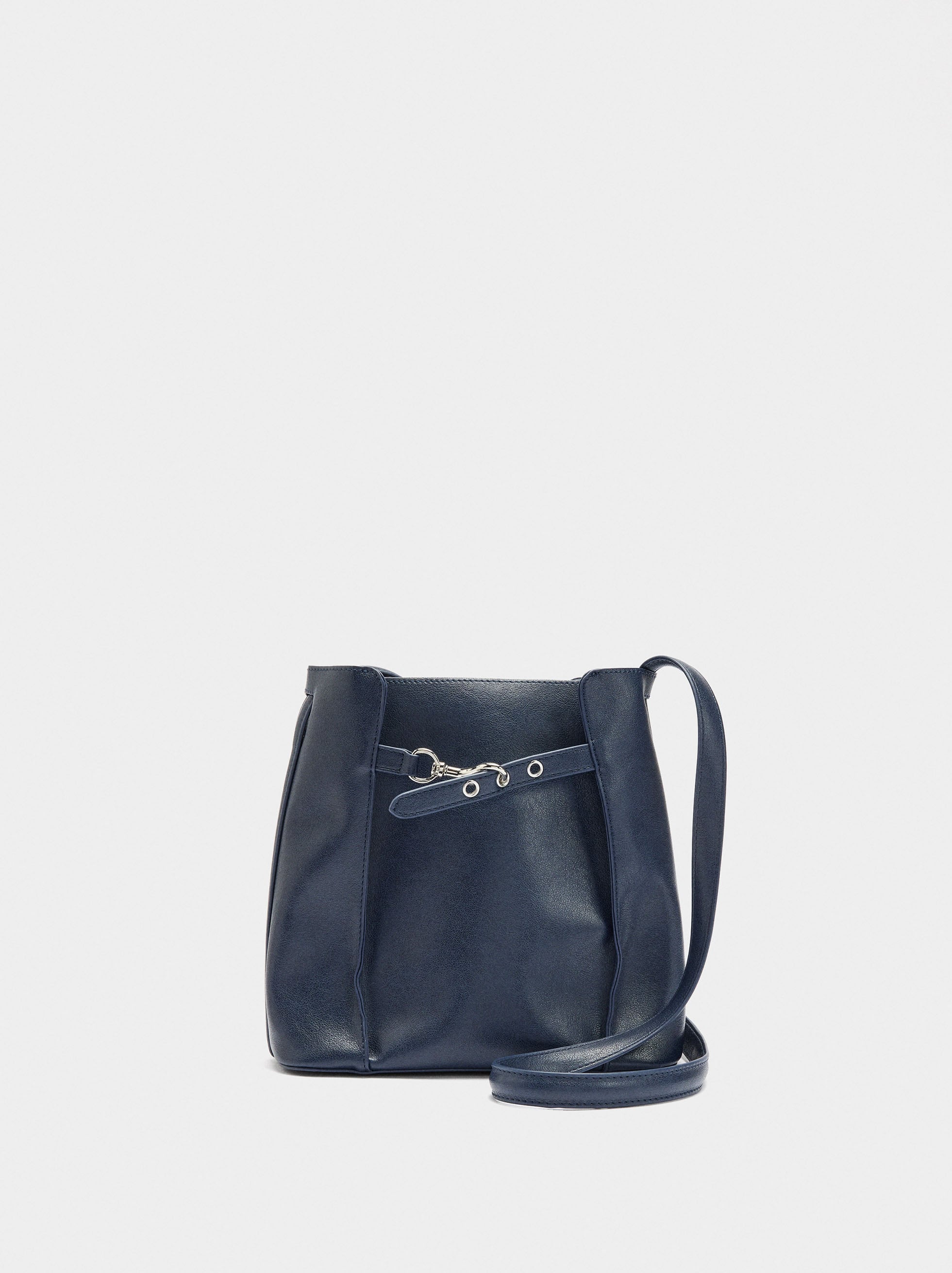 Bolso Bombonera Con Pliegues Laterales