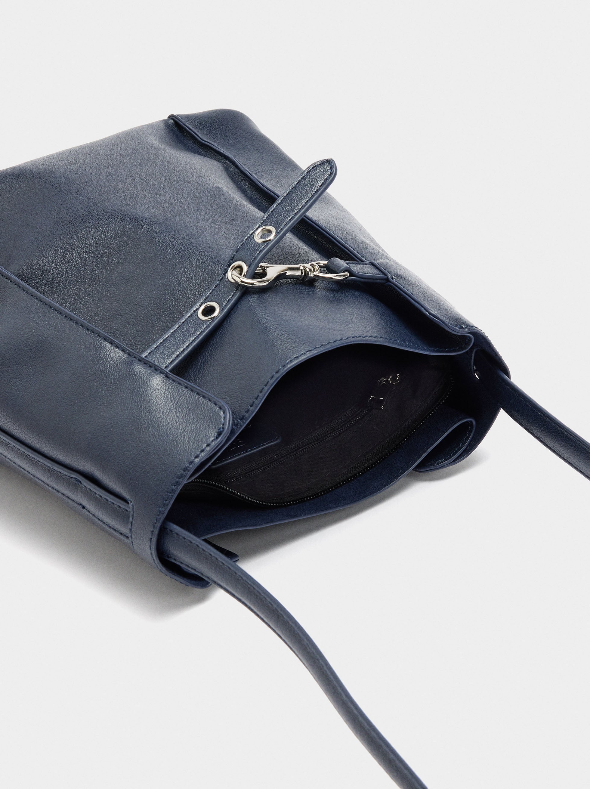 Bolso Bombonera Con Pliegues Laterales