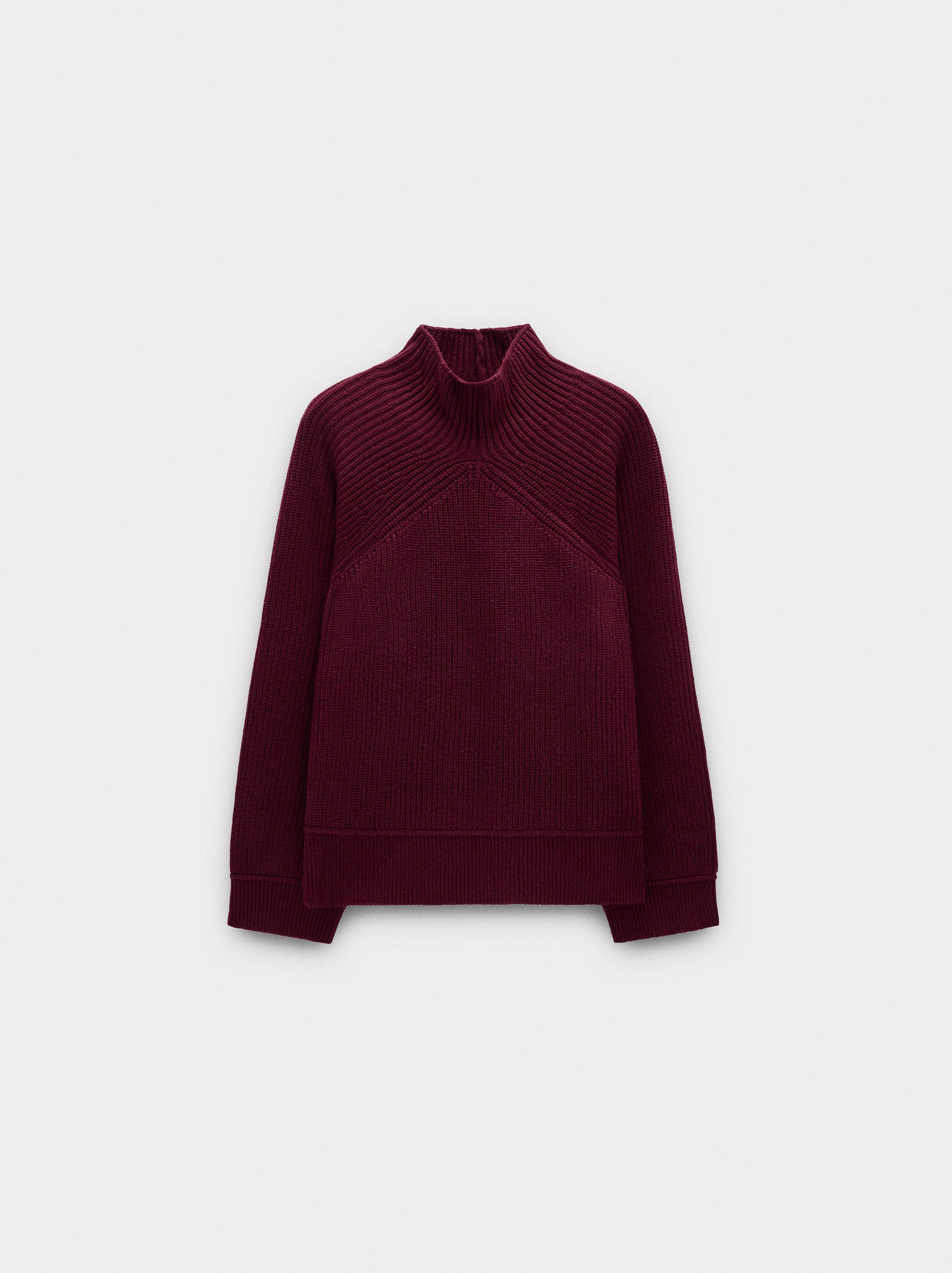 Jersey De Punto Cuello Alto