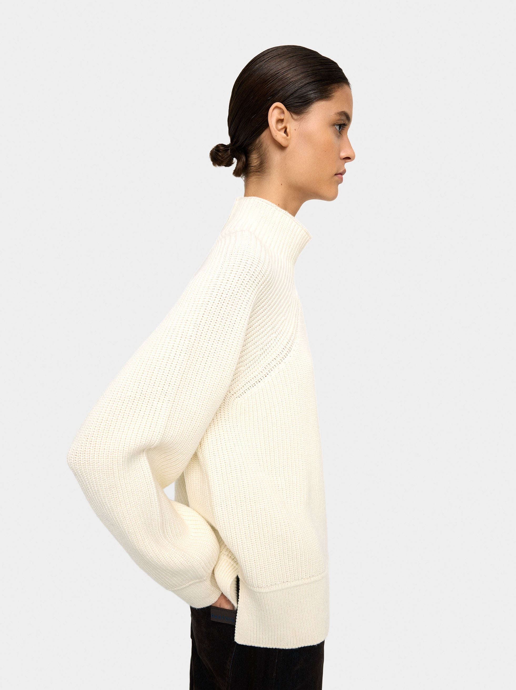 Jersey De Punto Cuello Alto