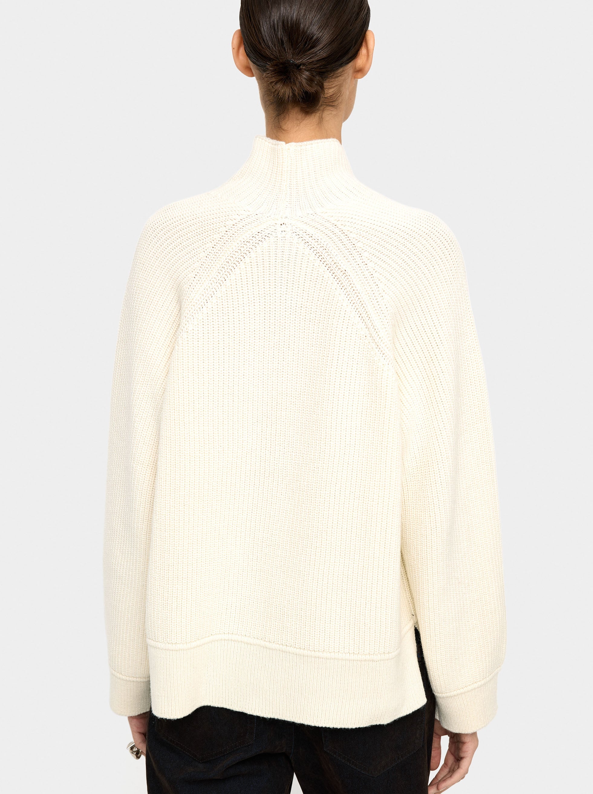 Jersey De Punto Cuello Alto