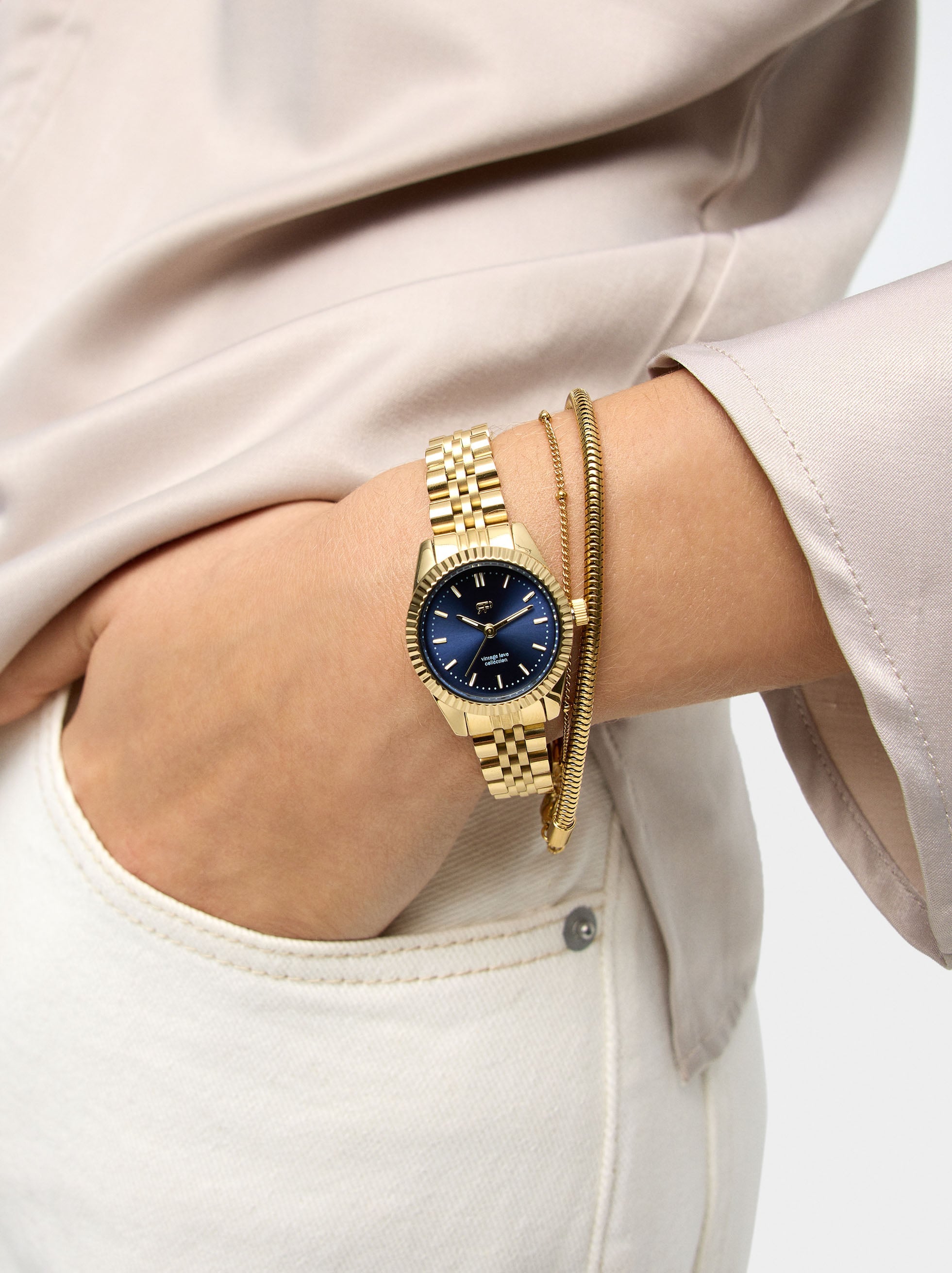 Set De Reloj Con Pulseras