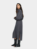 Vestido Midi Efecto Arrugado