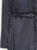 Vestido Midi Efecto Arrugado