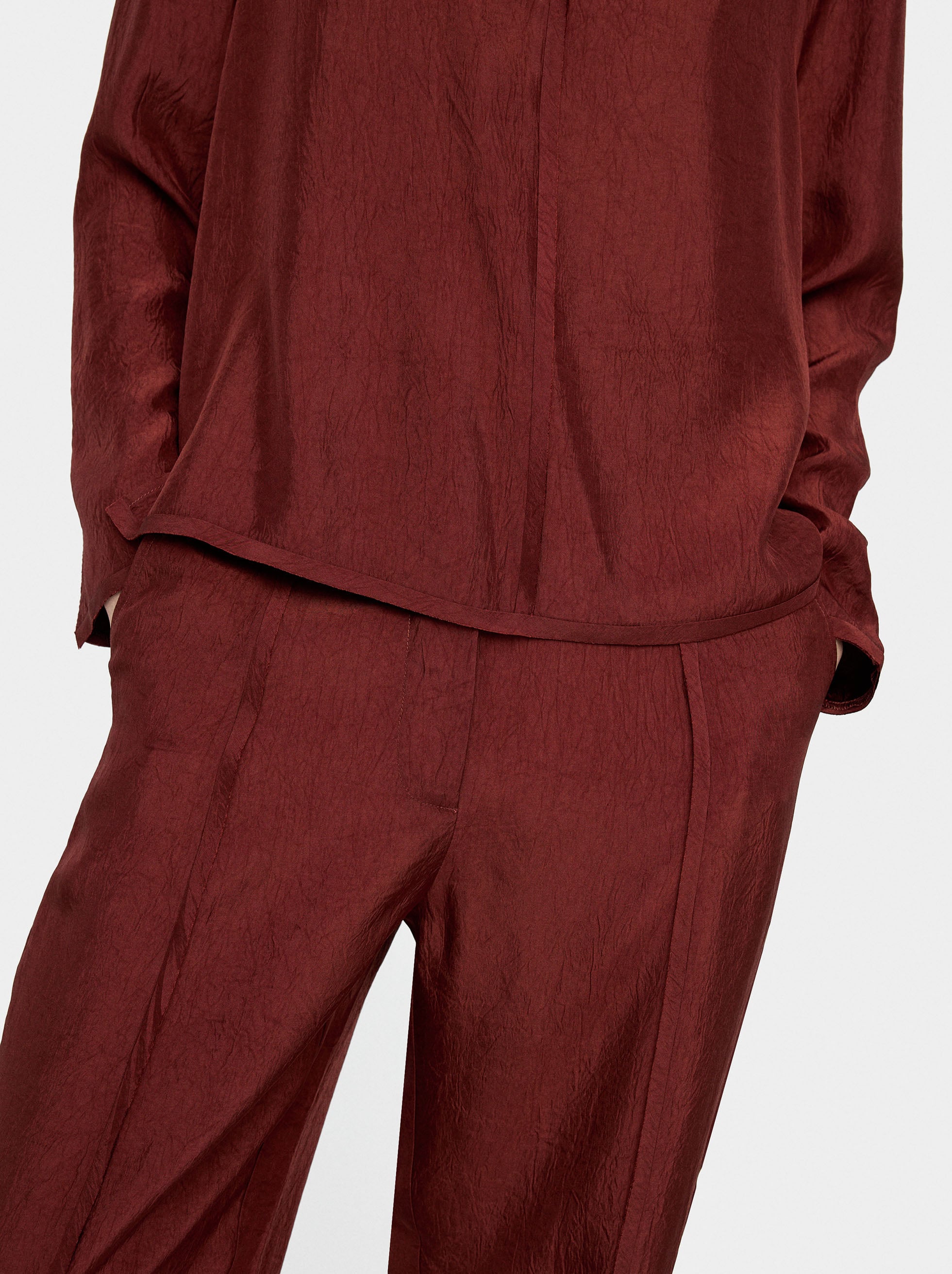 Blusa Efecto Arrugado
