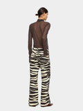 Pantalón Vaquero Estampado Animal