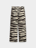 Pantalón Vaquero Estampado Animal