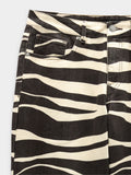 Pantalón Vaquero Estampado Animal