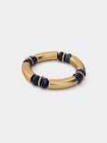 Pulsera Segmentada Cuentas Efecto Piedra