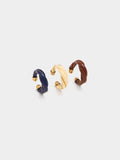 Set De Anillos Cruzados
