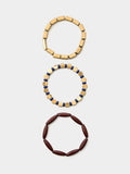 Set De Pulseras Elásticas Con Cuentas