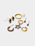Set De Pendientes De Estrella Y Perla