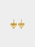 Aros Con Colgante De Corazón