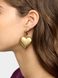 Aros Con Colgante De Corazón