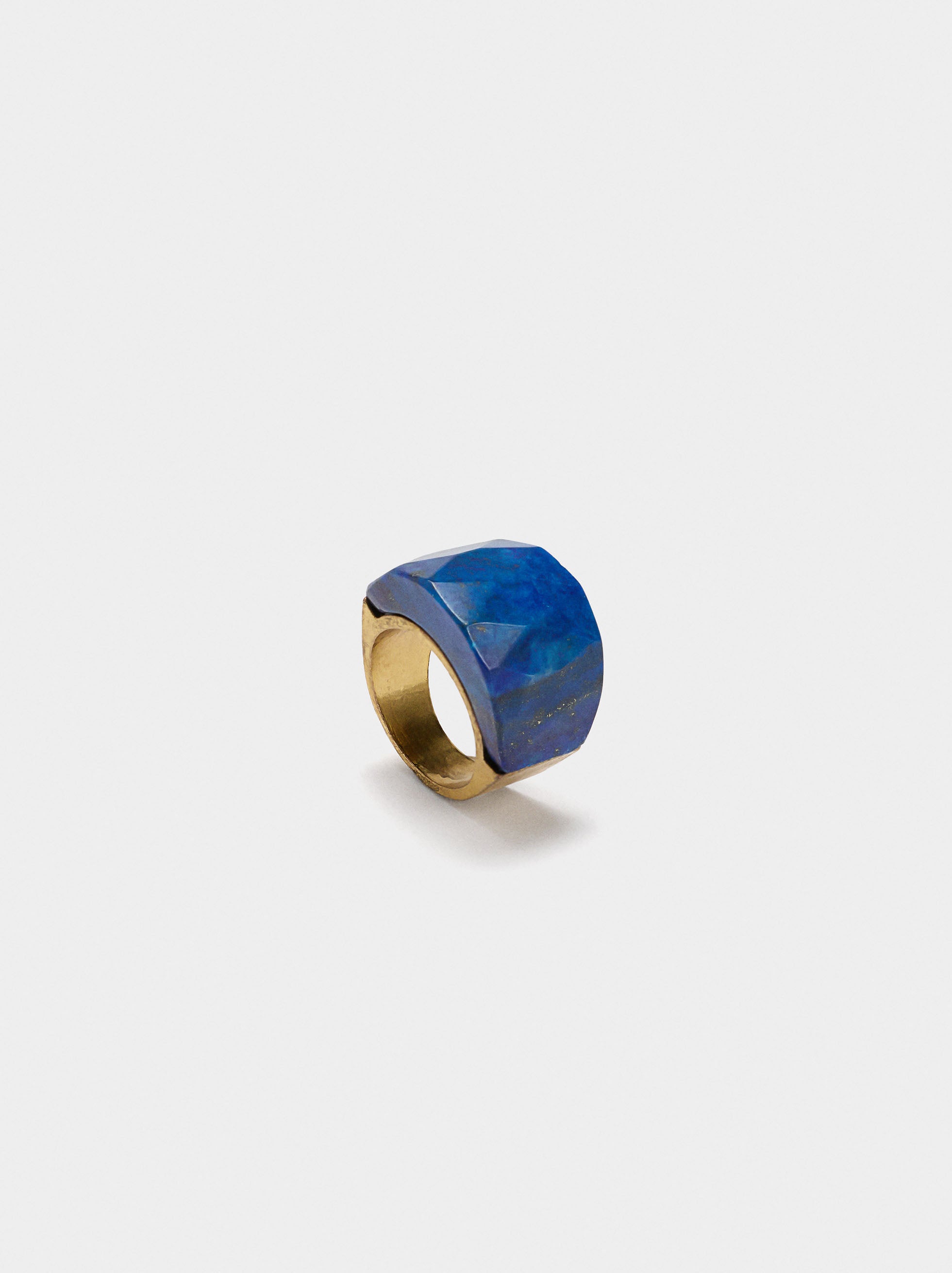 Anillo Con Piedra Facetada