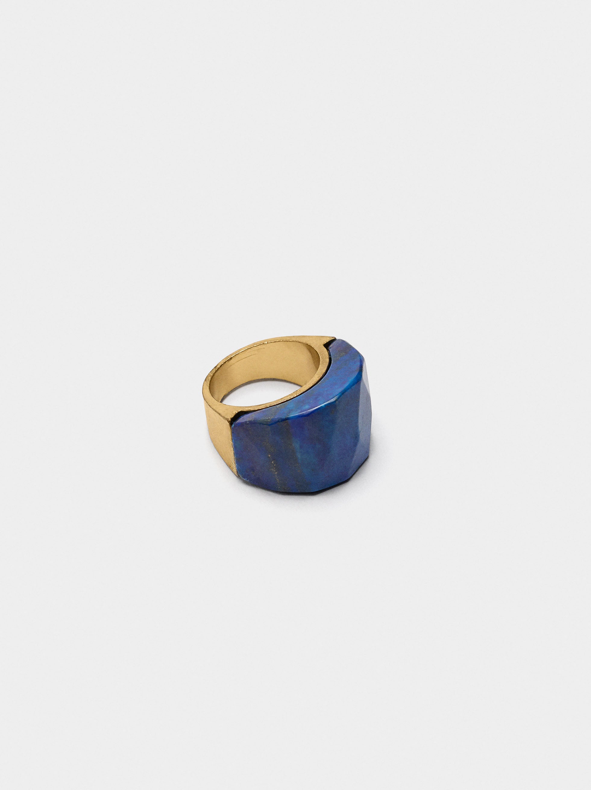 Anillo Con Piedra Facetada