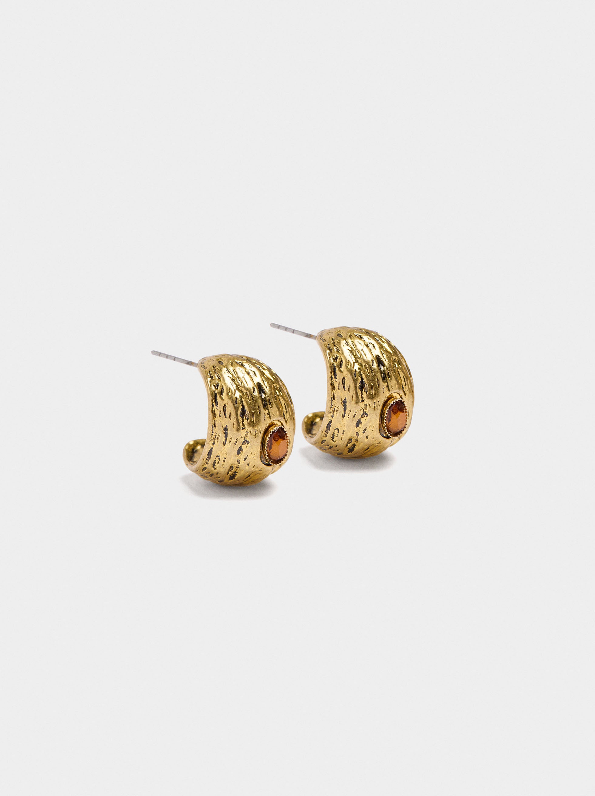 Aros Largos Con Cristal