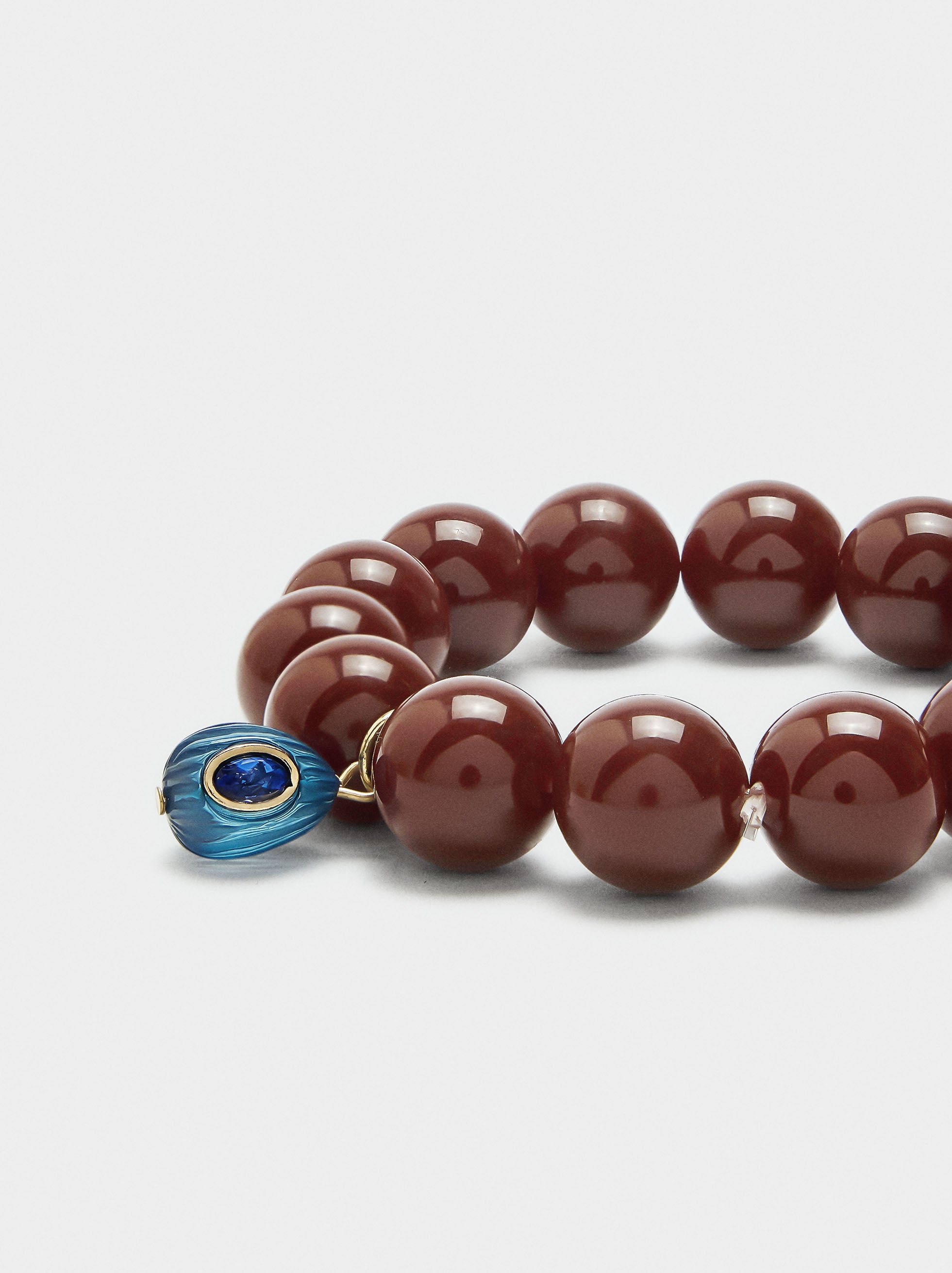 Pulsera De Cuentas Con Colgante