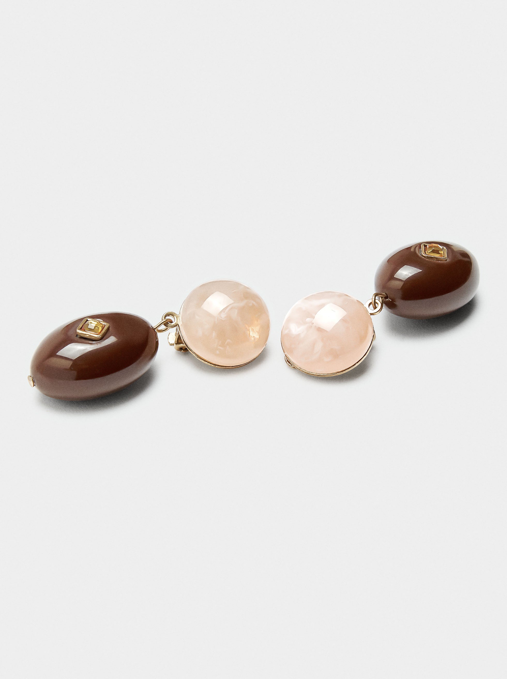 Pendientes Largos De Resina
