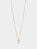 Collar Con Colgante De Perla De Agua Dulce - Plata De Ley 925