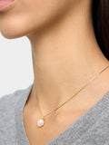 Collar Con Colgante De Perla De Agua Dulce - Plata De Ley 925