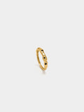 Anillo Irregular Con Circonitas - Plata De Ley 925