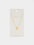Collar Corto Con Colgante Con Circonitas - Plata De Ley 925
