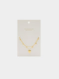 Collar Doble Colgante Corazón - Plata De Ley 925