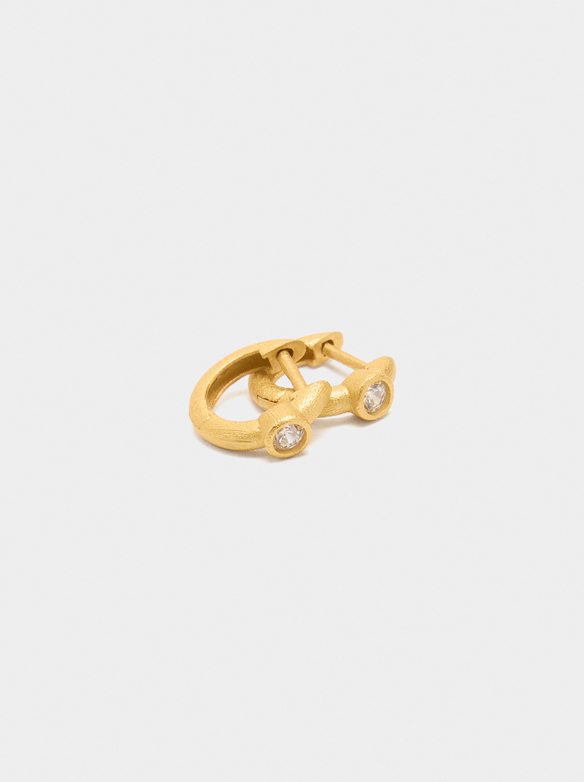 Aros Con Circonitas - Plata De Ley 925