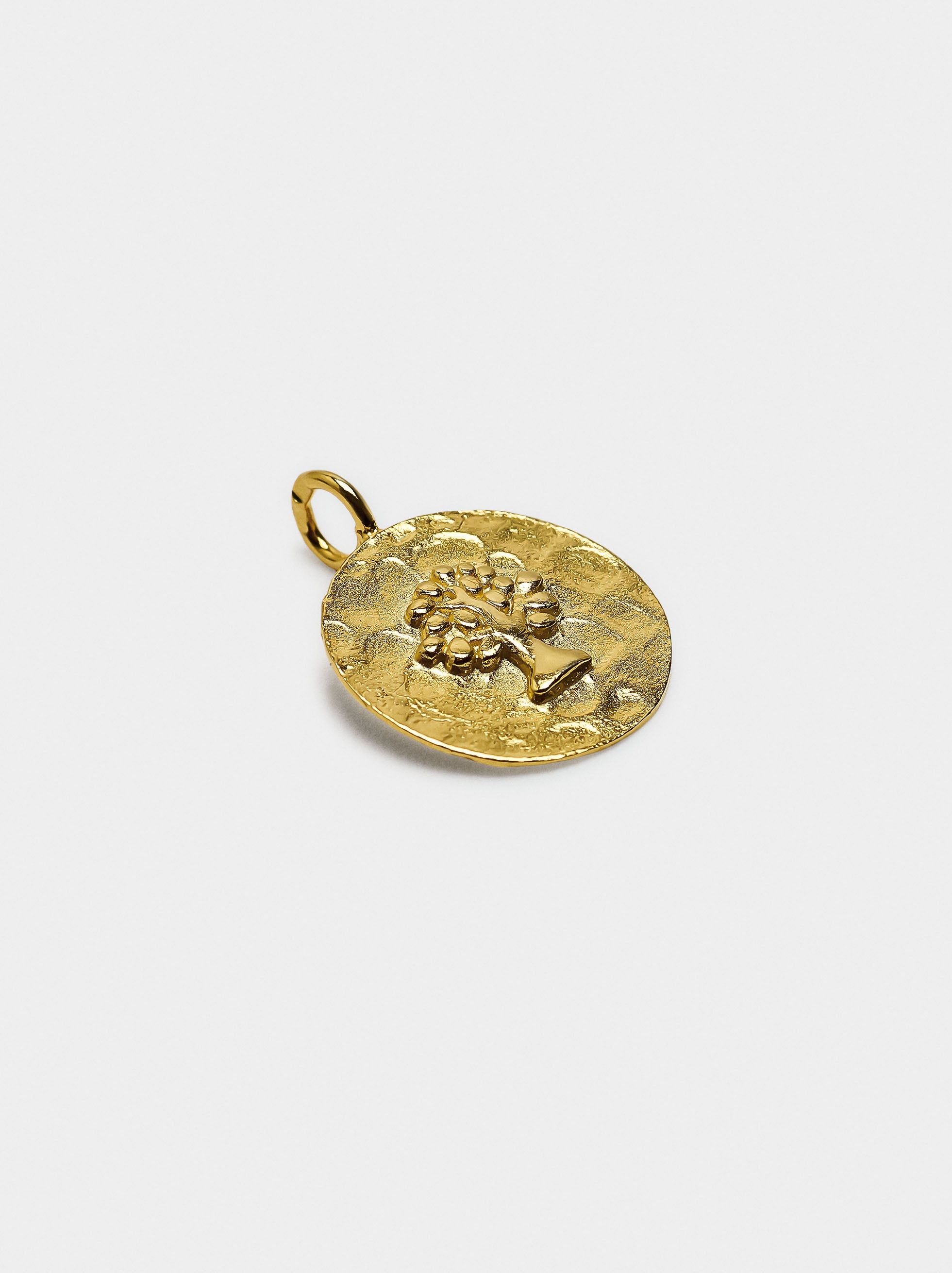 Charm Medalla Árbol De La Vida De Plata De Ley 925