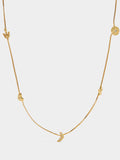 Collar Charms Con Circonitas - Plata De Ley 925