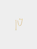 Pendientes Earcuff Con Circonitas - Plata De Ley 925