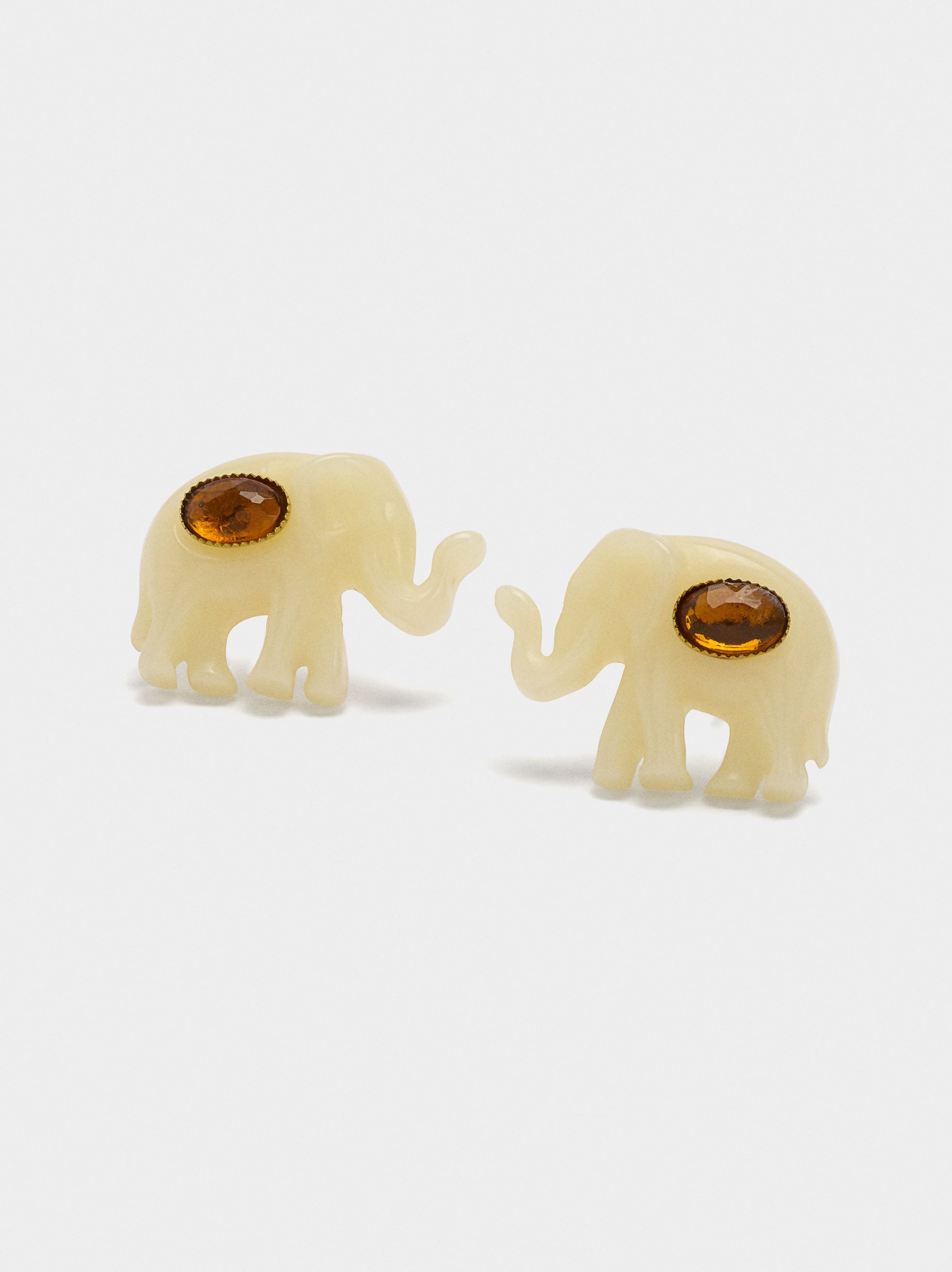 Pendientes Elefante Con Cristal