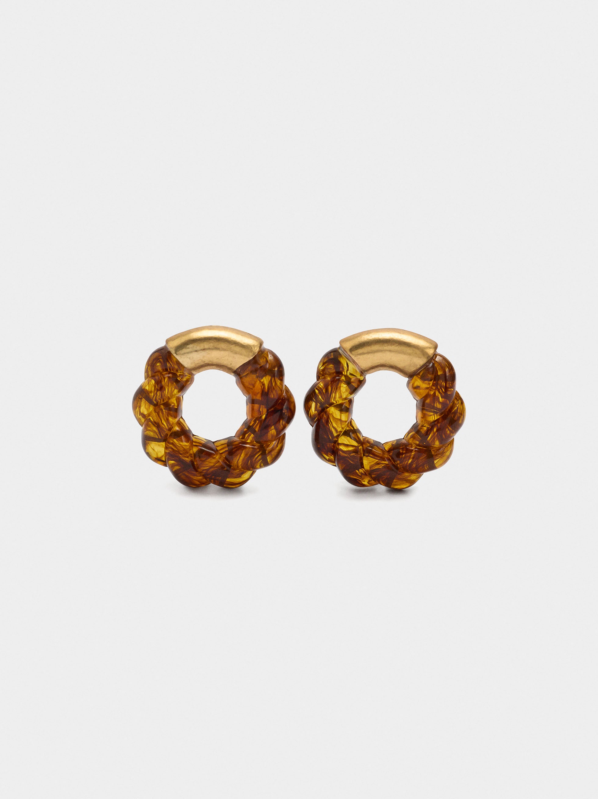 Pendientes Aro De Resina