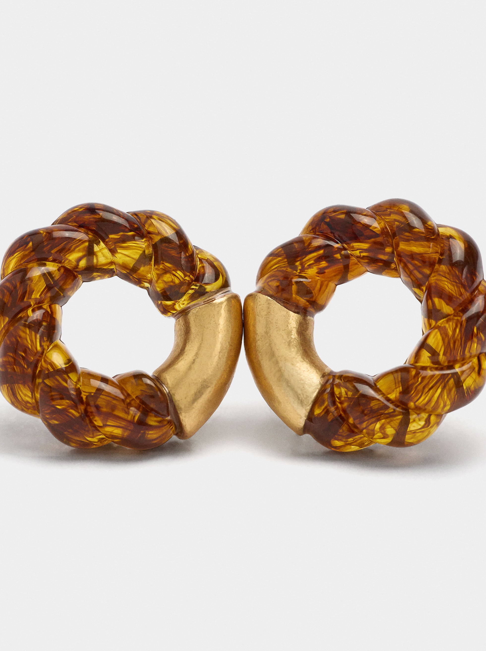 Pendientes Aro De Resina
