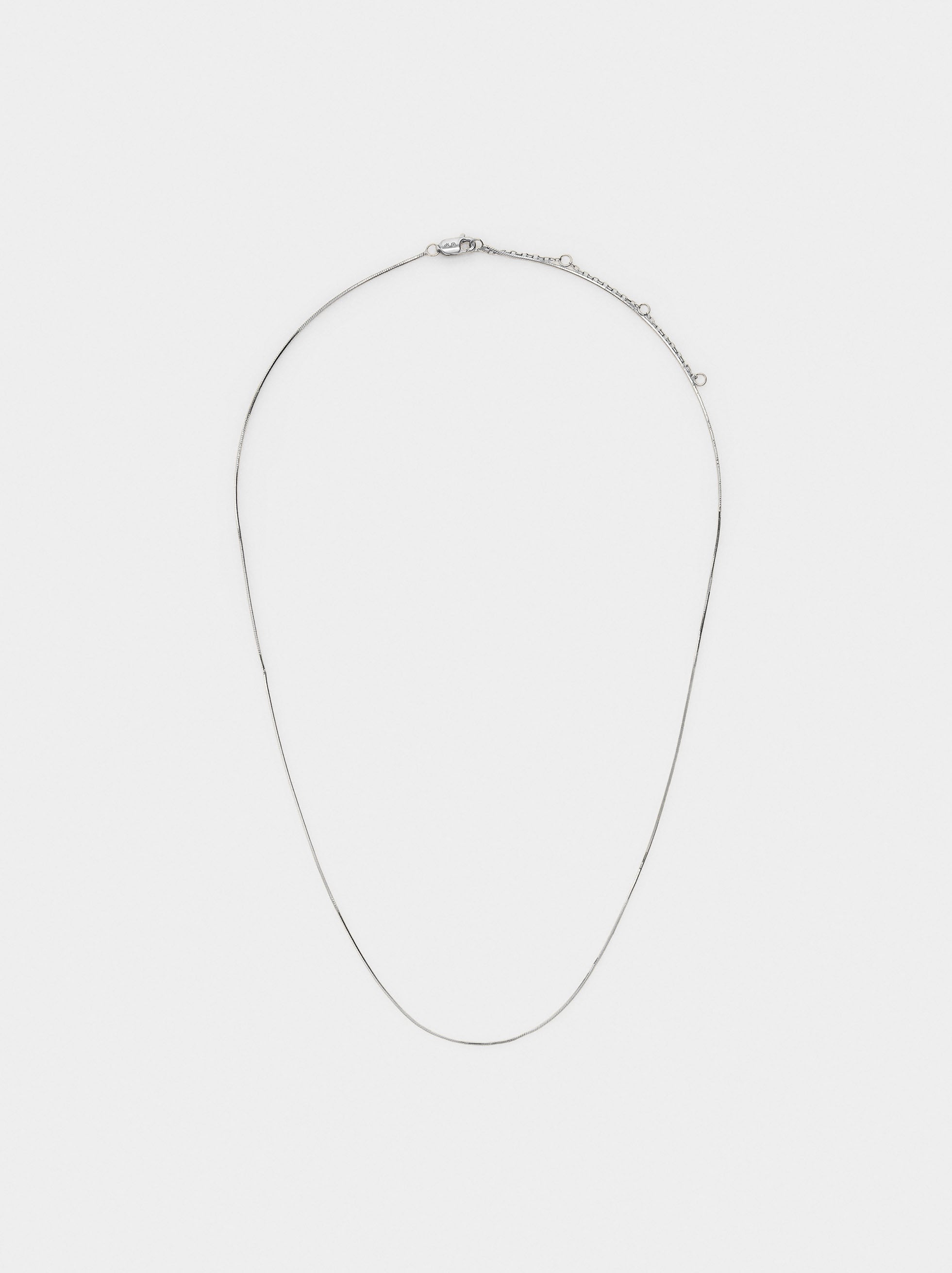 Collar Cadena De Cobra - Plata De Ley 925