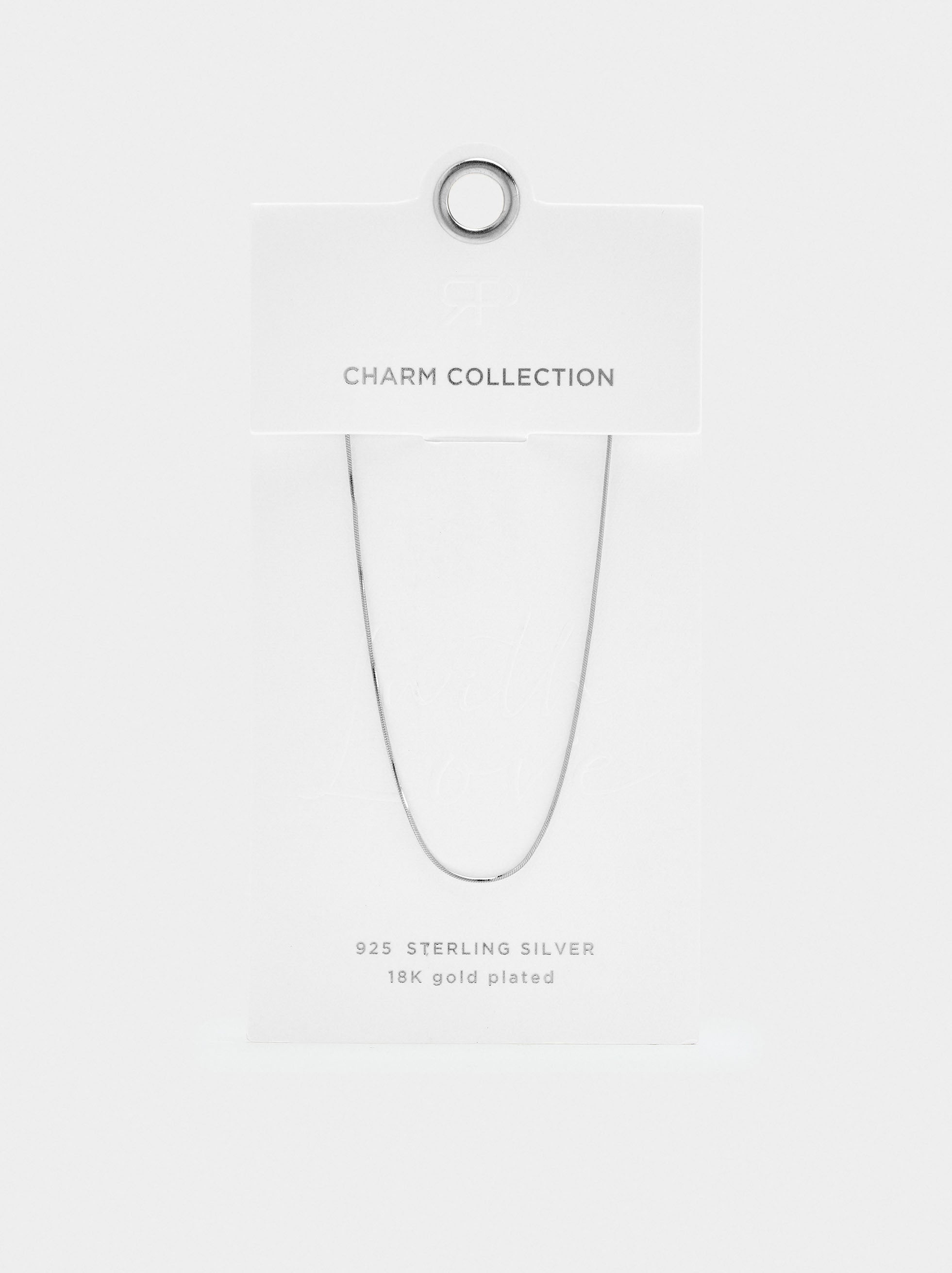 Collar Cadena De Cobra - Plata De Ley 925