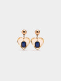Pendientes De Corazón Con Cristal