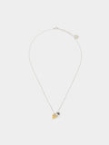 Collar Colgante De Corazones Con Zircónia - Plata De Ley 925