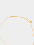 Collar Colgante Redondo Con Circonitas - Plata De Ley 925