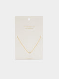 Collar Colgante Redondo Con Circonitas - Plata De Ley 925
