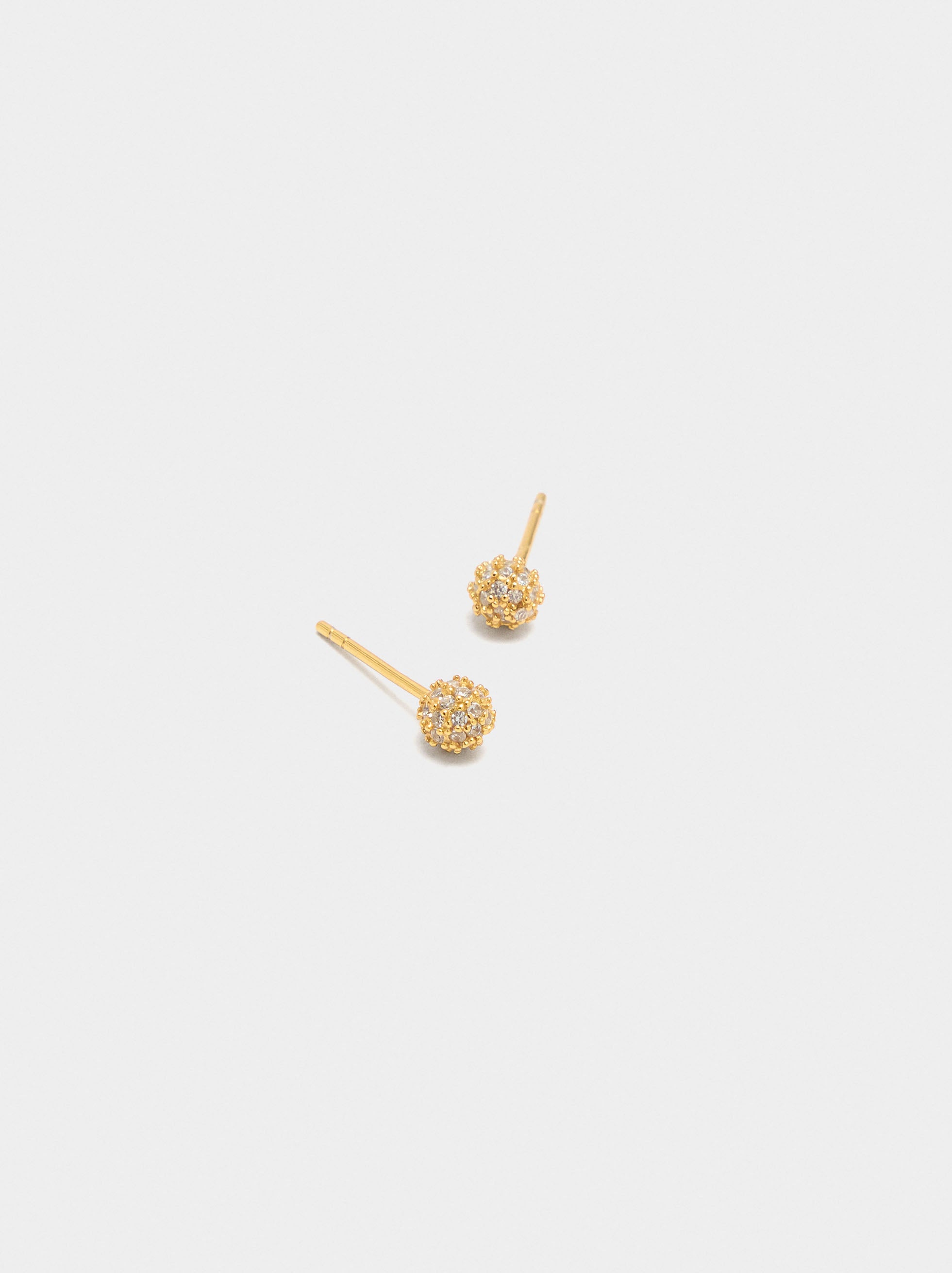 Pendientes Con Circonitas - Plata De Ley 925